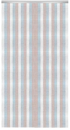 JF HOME BLISS Aluminium Chain Curtain 90x214cm – Heavy Duty Insect Proof Door Screen, Metal Fly Screen for Home & Commercial Use, Privacy Divider for Restaurants, Cafes, Kitchens (Multicolor)