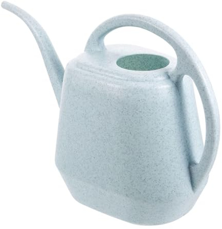 Annaffiatoio Plastico Bianco 4l Beccuccio lungo Fiori e Piante Grasse | Versamento Semplice, Beccuccio Esteso per Punti Difficili, Formato Capiente per Uso Domestico e Giardino