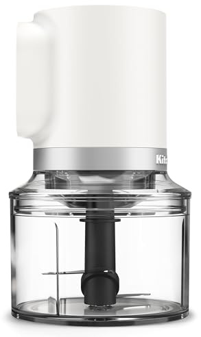 KitchenAid Go Cordless Top Down Chopper - battery sold separately, KTCR350, Porcelain White