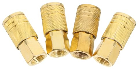 Operitacx 4 piezas Adaptadores de Acoplamiento Hembra Npt para Herramientas Neumáticas de Rápida y Segura para Compresores Industriales