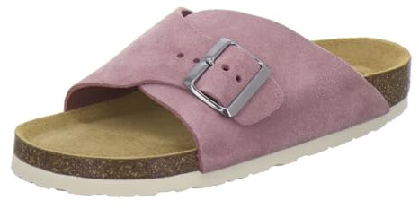 AFS-Schuhe 2150 Sandalias de mujer de piel auténtica, sandalias de verano con hebilla grande, hechas a mano en Alemania