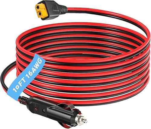 12 V/24 V DC Adattatore XT60 Caricabatteria da auto per ECOFLOW DELTA 2/3 River 3/2 MAX Bluetti EB55 AC70 Power Station Anker SOLIX C200 C300 C1000 F2000 Generatore Solare Batteria Lipo XT60 Spina