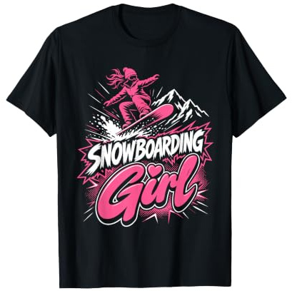 Snowboarder Snowboarding Girl Girls Children Snowboard T-Shirt