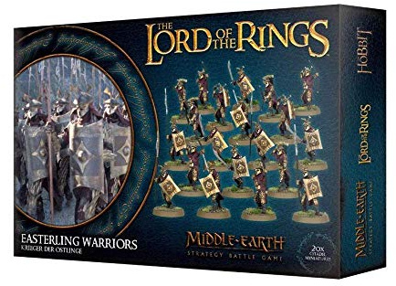 Games Workshop Warhammer Middle Earth - Easterling Warriors, Black