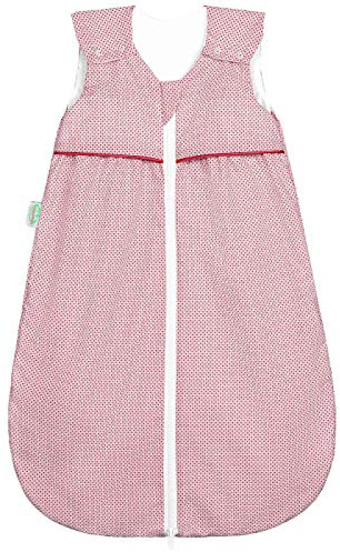 Odenwälder Jersey-Schlafsack Anni light square red 130