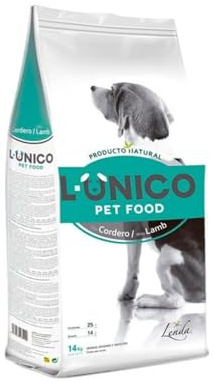 L-Único con Cordero 14 KG - Pienso Natural para Perros Jóvenes y Adultos | Alimento Completo con Cordero