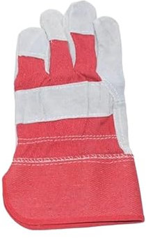 Schweißerhandschuhe Handschuhe for Schmiedearbeiten, mit Baumwolle gefütterte Sicherheitshandschuhe aus Leder, Schweißhandschuhe, fester Griff, Schmiedehandschuhe for die Gartenarbeit mit Kettensäge(A