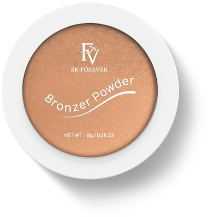 FV Natural Bronzer Puder, Langanhaltend und Wasserfestes, Glow Bronzing Powder, Eine sonnengeküsste Bräune Make up Effekt, Talc-Free Bronzer, 8g