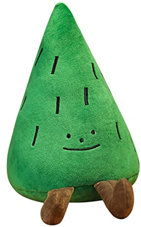 KONTONTY Kuscheltier Kissen Tannenbaum Weiches Plüschkissen für Kinderzimmer Dekoration für Jungen und Vielseitig Sofakissen oder Simulation von Tannenbaum Design