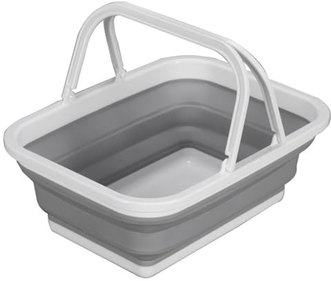 Sghtil Baignoire à pieds pour piscine - Seau pliable pour laver les pieds en extérieur