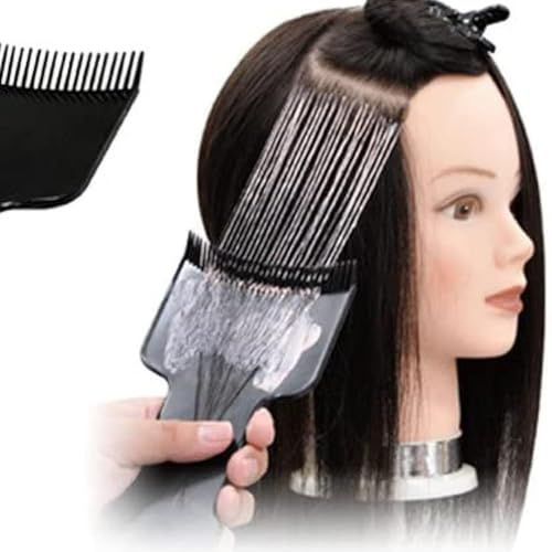 ZJchao Pennello per Colorare i Capelli e Tavola per Evidenziare gli Strumenti per lo Styling del Salone, Pettine e Set di Piastre per Tinta