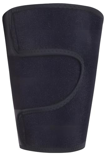 wkao Manchon de compression pour cuisse - Support réglable pour quadriceps ischio-jambiers - Matériau respirant - Empêche les tensions lors du cyclisme, de la course à pied, du basket-ball