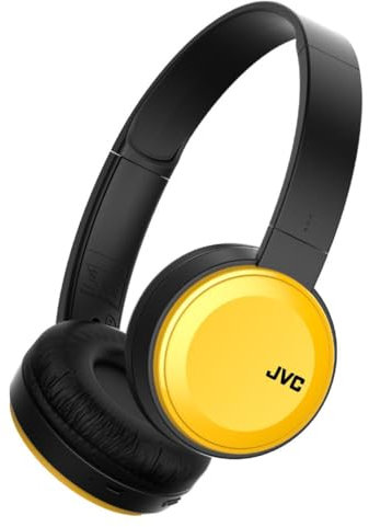 JVC Bluetooth Cuffie On-Ear Con Compatto, pieghevole, Costruzione Nero