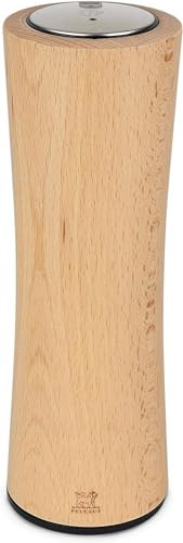 PEUGEOT - Elektrischer Korkenzieher Elis Reverse 21 cm - Weinöffner Set mit Kapselschneider - Wiederaufladbar mit Ladekabel - Aus Holz mit PEFC-Siegel - Natur