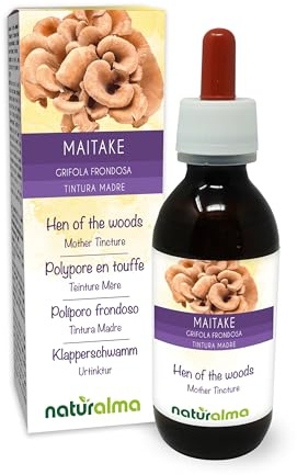 Maitake o Poliporo frondoso (Grifola frondosa o Polyporus frondosus) fungo Tintura Madre analcoolica Naturalma - Estratto liquido gocce 120 ml - Integratore alimentare - Vegano