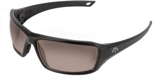 Walker's IKON Forge Lunettes de tir à monture intégrale | Monture antidérapante résistante aux chocs – Lunettes de protection de la vue pour la chasse – Chiffon en microfibre et étui de transport