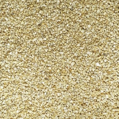 naninoa PERLKIES (Bunter grobkörniger Dekosand, Farbsand) 5 kg farbige kleine Steine. Farbe: Creme