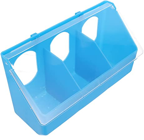 Mipcase Taube Hängende Lebensmittelbox Trinkwasser Maschine Spender Haushaltswerkzeuge Multitools Hängende Vogelfutterstation Fütterungszubehör Taubentrog Haushalt Vogelbecher Zufällige Farbe
