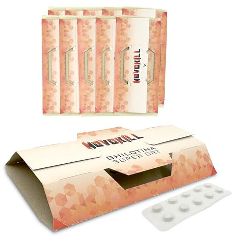 Premium Trappola per Scarafaggi 10 Pezzi con Tavoletta Esca | Controllo Efficace | Soluzione con Esca per il Controllo degli Insetti | Ghilotina GRT