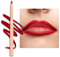OULAC Rot Lipliner Wasserfest, Drehbarer Langanhaltender Lippenkonturenstift mit Mattes Finish, Hochpigmentiert und Geschmeidig, Konturieren Sie Ihre Lippen, Vegan (07) Cherry