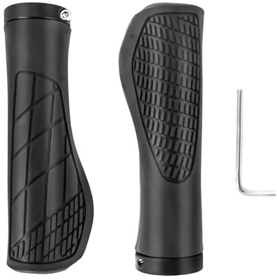 SyiXute 1 Paar Fahrradgriffe,Rutschfester Lenkergriffe,Ergonomisch Lenkergriffe Fahrrad,rutschfest Gummi Fahrrad Griffe für MTB Trekkingrad Cityrad Rennrad (Durchmesser 22mm)