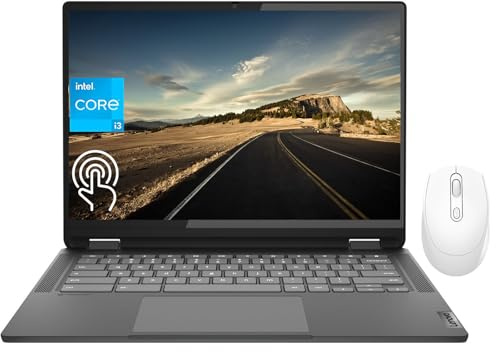Lenovo 2024 Newest IdeaPad Flex 5i Chromebook Plus 2-in-1 Laptop, 14 WUXGA Touchscreen, i3-1315U(6-Core), 8GB RAM, 128GB eMMC + 128GB SD Card, Wi-Fi 6, Backlit Keyboard, with Accessory