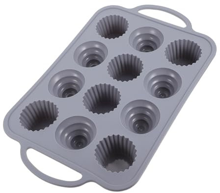 TOPBATHY Silicone Cake Mold Cavity Molds for Baking Moulds Heart Shaped Silicone Muffin Tray