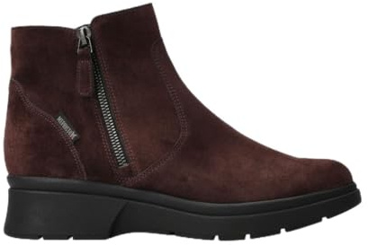 Mephisto - Bottines DOUCIA Violet en synthétique - Hauteur du talon - Fermeture éclair - 2, prune, 38 EU