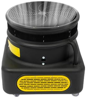 Ventilatore a turbo con ruote, 750 W, 2800 rpm, per ballerini gonfiabili, ventilatore a pressione (nero)