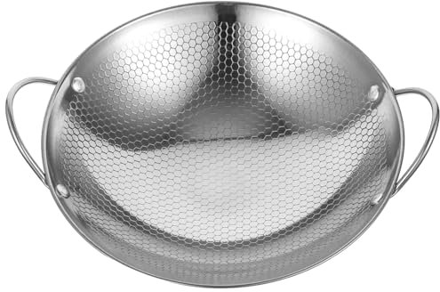 OFFSCH 1stück Nudelkochtopf Mit Doppelgriffen Hochglänzendes Langlebiges Material Für Induktions Und Gasherde Mini-honigwaben-design Für Meeresfrüchte Und Pasta Leicht Und Tragbar