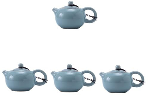 ABOOFAN 4 Teteras De Cerámica Colador De Té Tazas De Té De Malla Fina Tetera Con Colador Teteras Con Infusor Colador De Té De Hojalata Tetera Con Infusor Infusor De Té Suelto