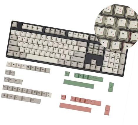 Clavier classique rétroéclairé 149 touches anglais/coréen/japonais/russe pour claviers mécaniques avec usure