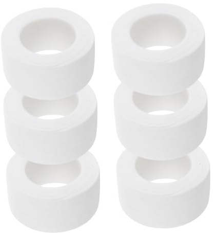 PACKOVE 6rolls Breathable Adhesive Injury Dressing Plaster Comfortable for for Hospital and Home Use