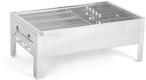 Grill Barbecue In Carbonio - Cucina Pieghevole All'aperto Compatta | Pliddle Di Fiamme Portatile Heavy Duty Per Escursionismo, Cucina Per Campeggio Picnic, Arrosto In Patio