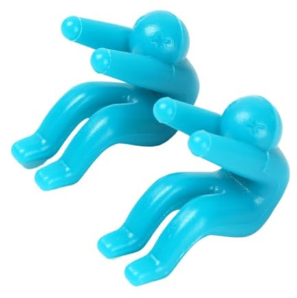 KBLDOPN Overflow Preventers For Soup Pot 2PC Spill-proof Pot Clips Lid Lifter For Soup Pot Kitchen Tools Lid Stand Silicone Heat Resistant Holder Great Cooking Helpers And Decoration(Blue sky)