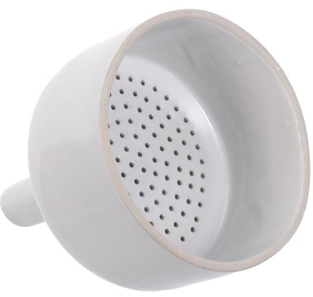 PRETYZOOM Embudo Büchner de Porcelana 120 Ml para Laboratorio, Embudo de Filtración Química Resistente Térmico y Químico, Herramienta para Separación y Filtrado de Alimentos, Aceite y Agua,
