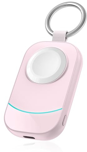 2500mAh Portable Charger with Keyring for Apple Watch (Pink)