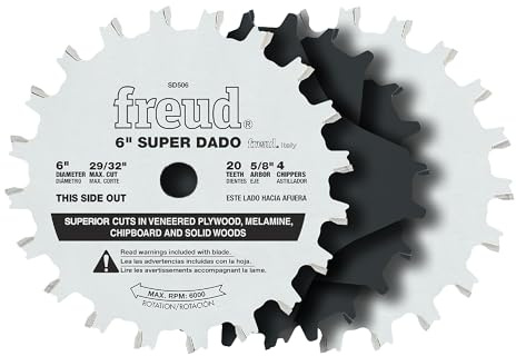Freud SD506 Super Dado Sets, 15,2 cm, mehrfarbig, Einheitsgröße