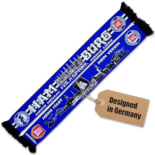 Hamburg Fan Schal Fan VOLKSPARK SEIDENSCHAL