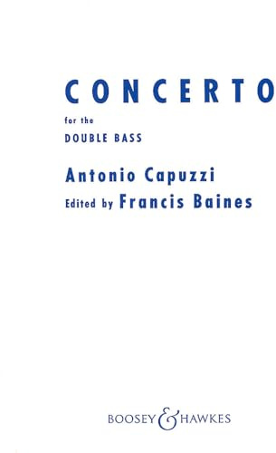 Concerto in F: Kontrabass und Orchester. Klavierauszug mit Solostimme.