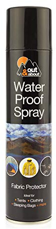 Waterproof Spray Fabric Protector 3 X Use On Tent Camping Fishing Hiking Clothing Tents Sleeping Bags Rucksacks Shoes Boots Brand New