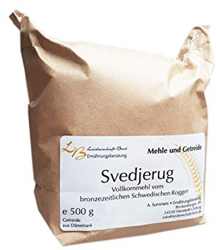 2500 g Schwedenroggen (Svedjerug) ganze Körner, entspelzt