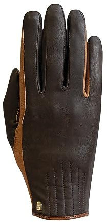 Roeckl Sports Reithandschuh WELS, Turnier Winter Handschuh, Mokka Antik 7.5