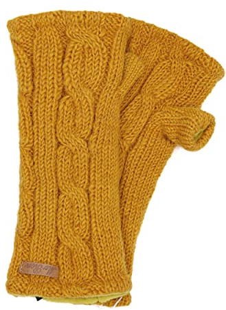 McRon Damen Gestrickte Pulswärmer Modell Emily