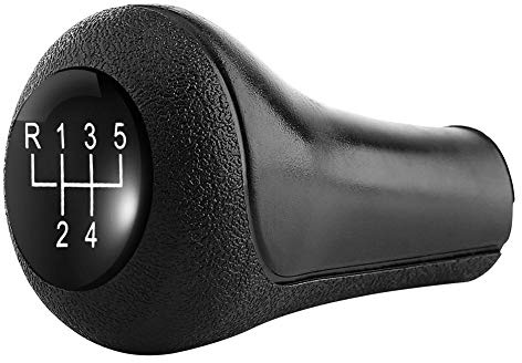 Schaltknauf, 5-Gang-Schaltknauf Für E28 E30 E34 E36 PVC + PU Leder Schalthebel Schaltknaufkopf