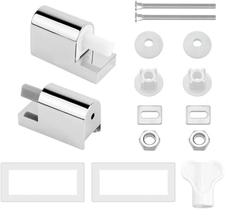 Wc Sitz Halterung, 2 Stück ABS Wc Sitz Scharniere, Softclose Wc Sitz Befestigung, Absenkautomatik Toilettensitz, für Feste Toilettensitzteile zu Installieren