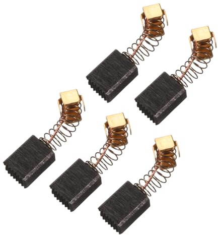 QUARKZMAN 10Pcs CB-64 Escobillas de Carbón para Motor 11x8x5mm | Cepillos de Carbón para Herramienta Eléctrica, Reemplazo de Reparación de Angular Amoladora Mesa Sierra Taladro de Mano