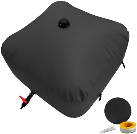 Depósito de agua portátil de gran capacidad de 500 L/132 galones, bolsa de agua suave plegable para jardinería, resistencia a la sequía, prevención de incendios, agua de emergencia, riego agrícola