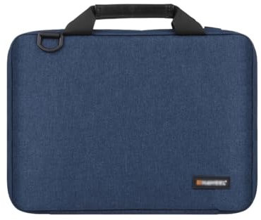 GLigeT Laptoptasche Schutzhülle 13,0 Zoll -16,0 Zoll Aktentasche, modische Umhängetasche, große Kapazität, Laptoptasche, Business-Pendeltasche Laptophülle (Color : Navy Blue, Size : 13-14 inch)