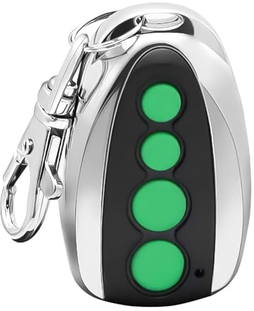 Duplicatore apriporta garage, duplicatore telecomando per cancello, Telecomando per porta scorrevole da MHZ, Chiave clone per cancello passante senza fili per porta scorrevole